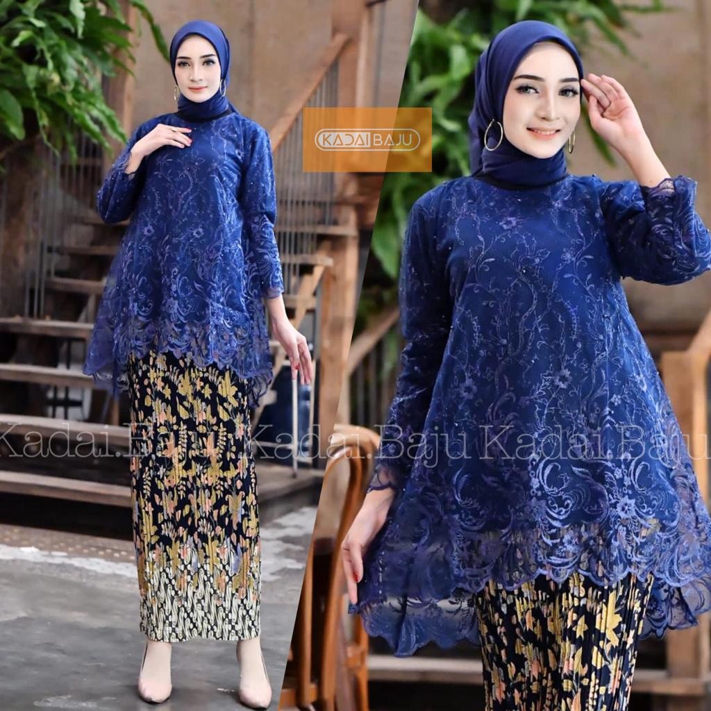 Essential Quality Raya Tunic kebaya blouse | Modern Beautiful Fashionable Tunik - Image 2