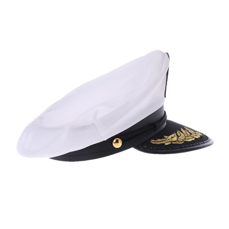 Durable Essential Boat Captain Navy Cap Costume Party Cosplay Dress Sailor Hat Have Versatile - Image 2