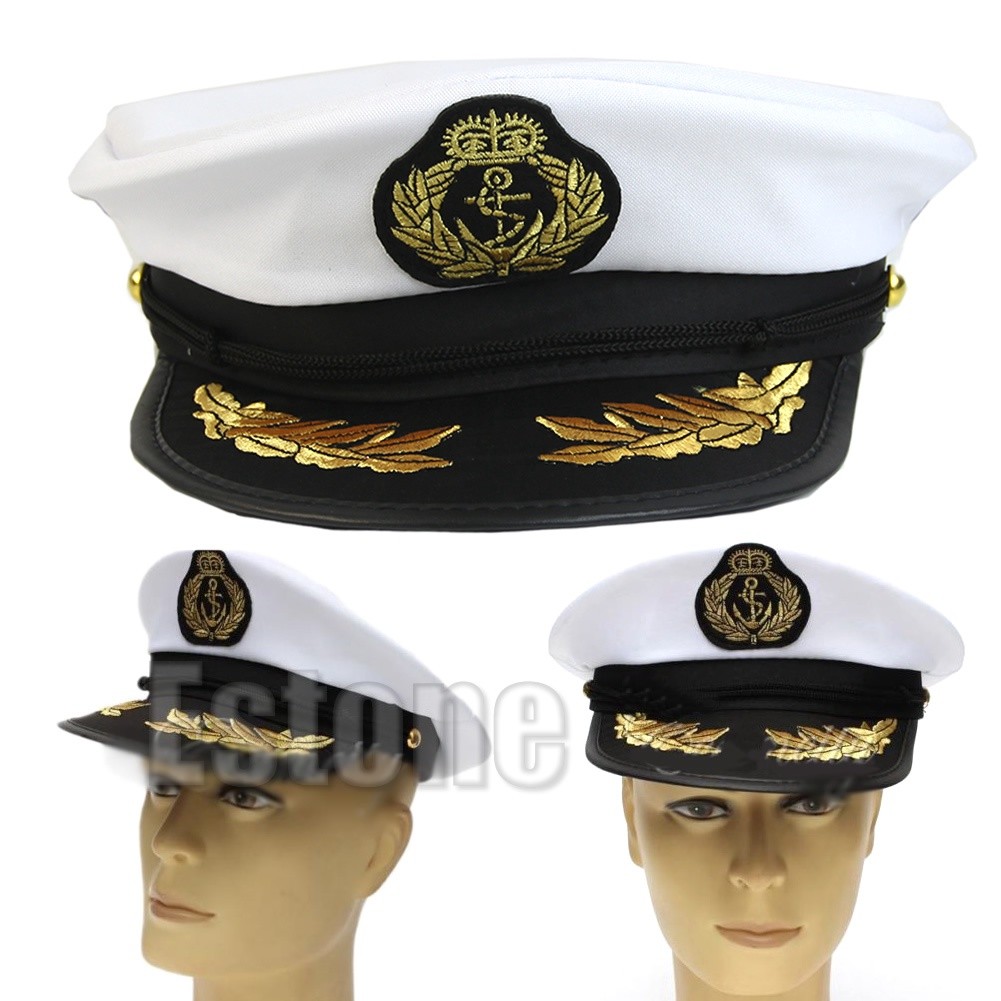 Durable Essential Boat Captain Navy Cap Costume Party Cosplay Dress Sailor Hat Have Versatile - Image 5