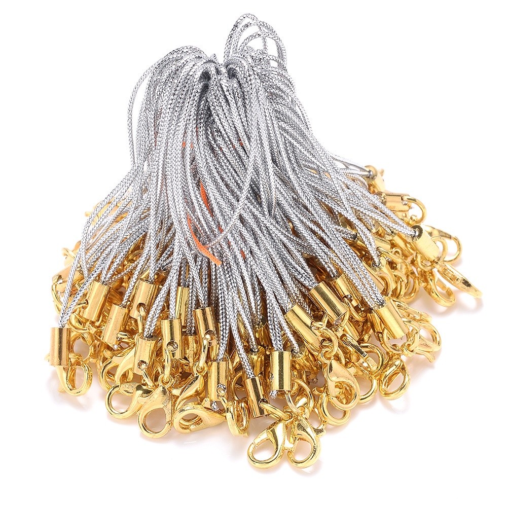 Chic Fashion 10Pcs 70mm colorful Lobster Clasp Polyester Cord Lanyard Lariat Strap Cords Cell Phone Mobile Craft DIY ... - Image 3