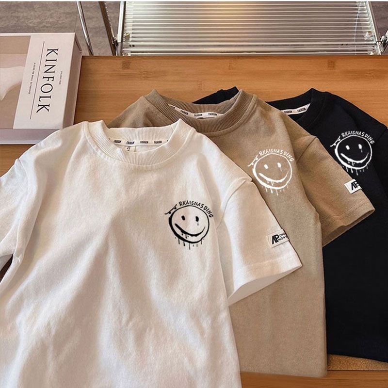 Have Versatile 【Boys Tshirt】(1-14Y) Short Sleeves 100% Cotton Boy Baby Wear Clothes Print Kid T Shirt Fashion Top... - Image 4