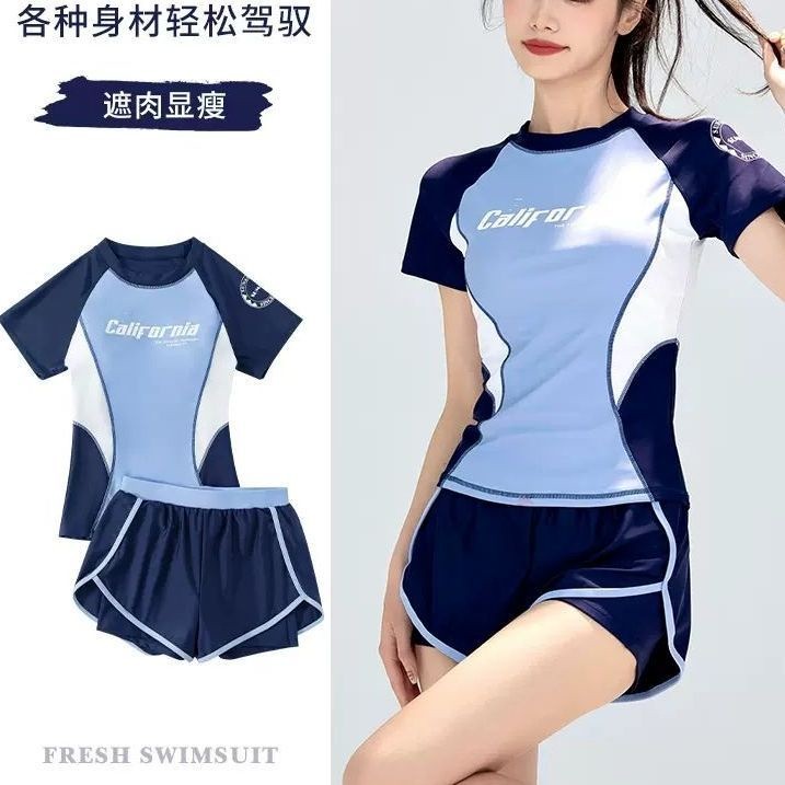 Must Quality 2023 New Swimsuit Women Swimming Pool Special Covering Belly Showing Slim Soaking Hot Springs Two-piece ... - Image 4