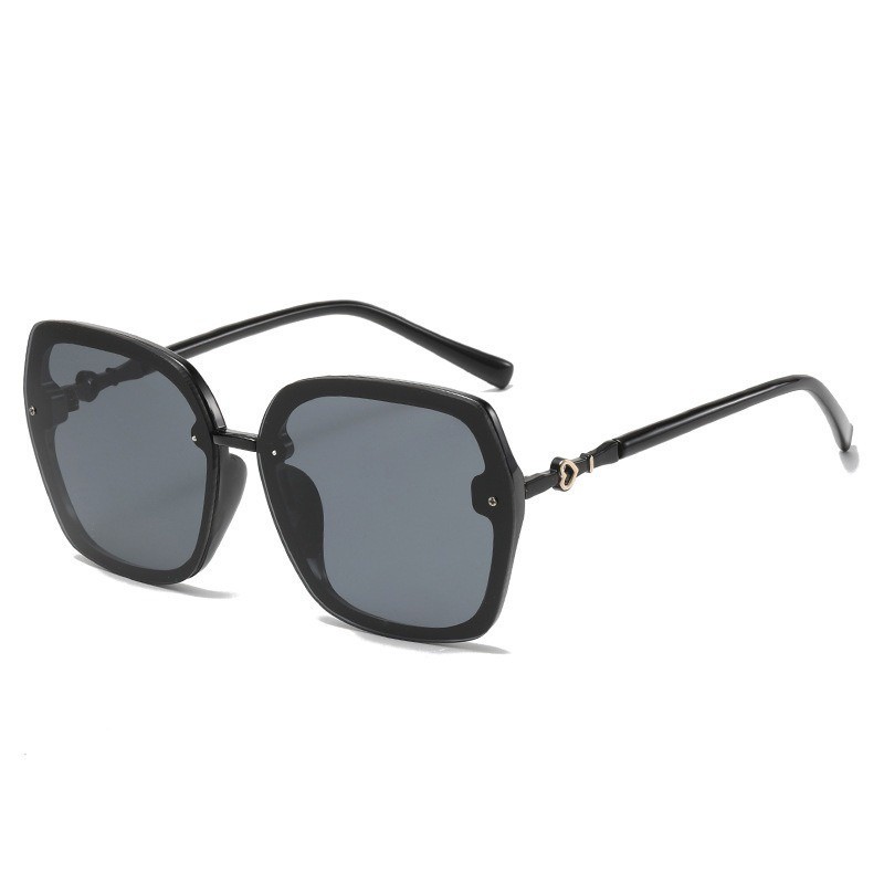 Have Reliable Korean Version of Square Frame Gradient Color Sunglasses Women Men Fashion Eyewear - Image 4