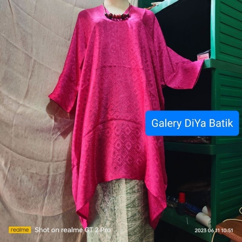 Essential Multi Plain Viscose Tunic Kaftan (Top Only) Versatile Reliable - Image 2