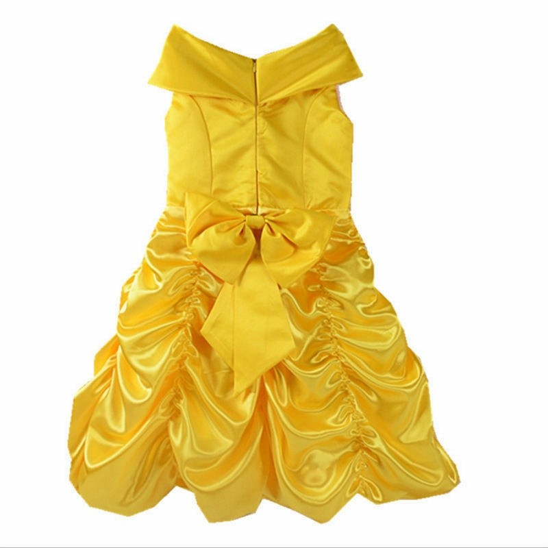 Essential Premium Belle Girls Fancy Dress Up Beauty Beast Kids Child Halloween Costume - Image 5