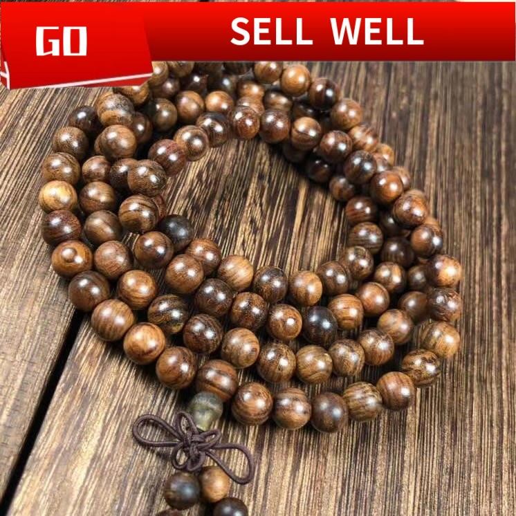 Essential Premium muslim tasbih kayu koka kokka Gelang Holus Hitam Fure Lelaki Mentah Semula Jadi Dan - Image 2
