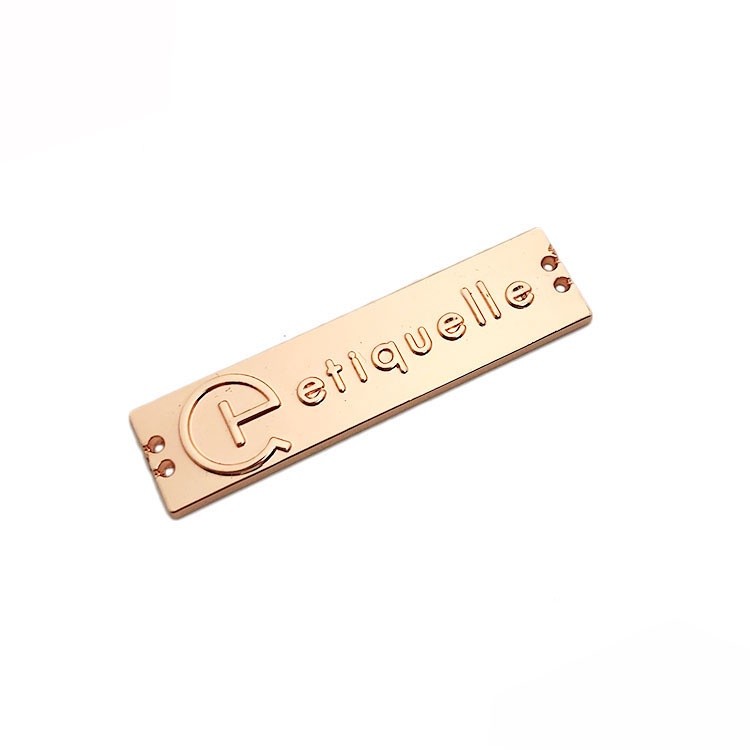 Must Have can be customized Fashion design engraved logo custom metal tags labels scarves Multi Reliable - Image 4