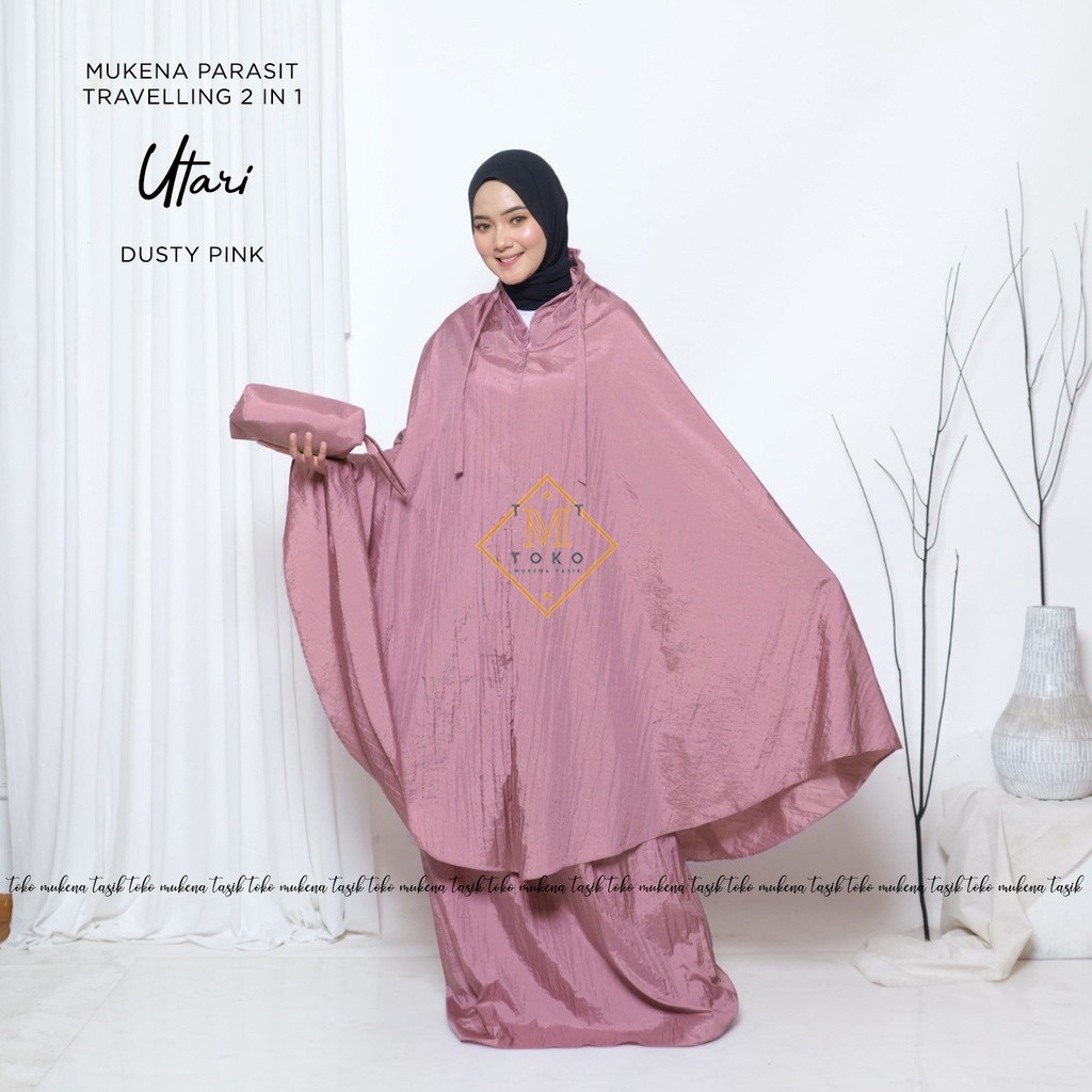Purpose Versatile Tmt <Prayer Gown 2in1utari | Mukena Parasite Traveling Poncho Premium North - Image 5
