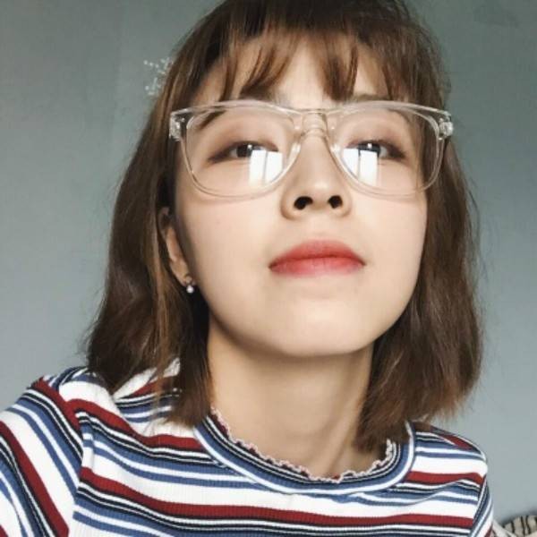 cermin mata spek mata glasses spec mata Versi Korea dari Bingkai Eyeglass White Putih Glossy Retro Ins Rangkaian Ijazah