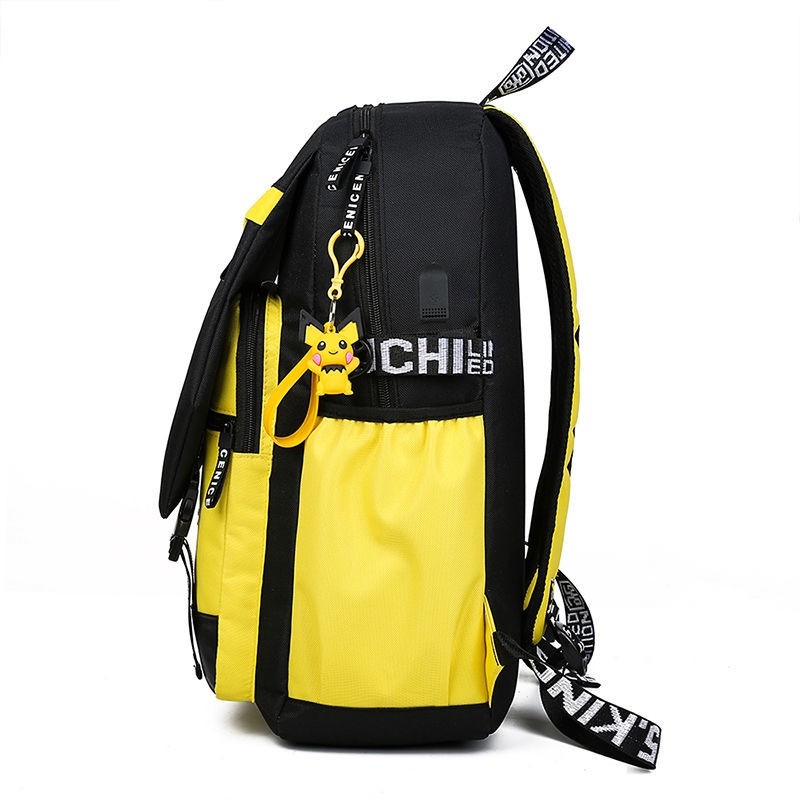 Pikachu High-Capacity Backpack for Teen Boys - Trendy and Stylish - Image 2