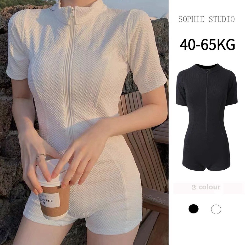 Have Versatile Swimsuit Women's Low-key One-piece Large Size Holiday Travel Korean Fashion Sexy Beach Bikini - Image 2