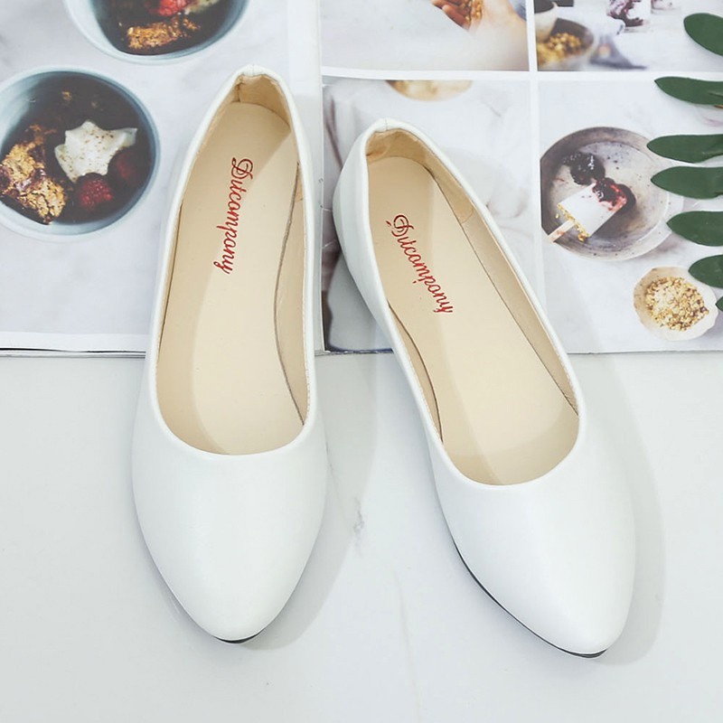 Walking Sport MAY Ladies Flat Shoes Shallow Pointed Toe Office Women Ainna - Image 2