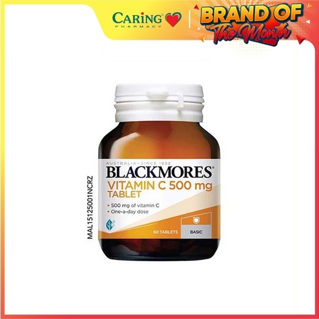 BLACKMORES VITAMIN C 500MG 60S (CARING PHARMACY)