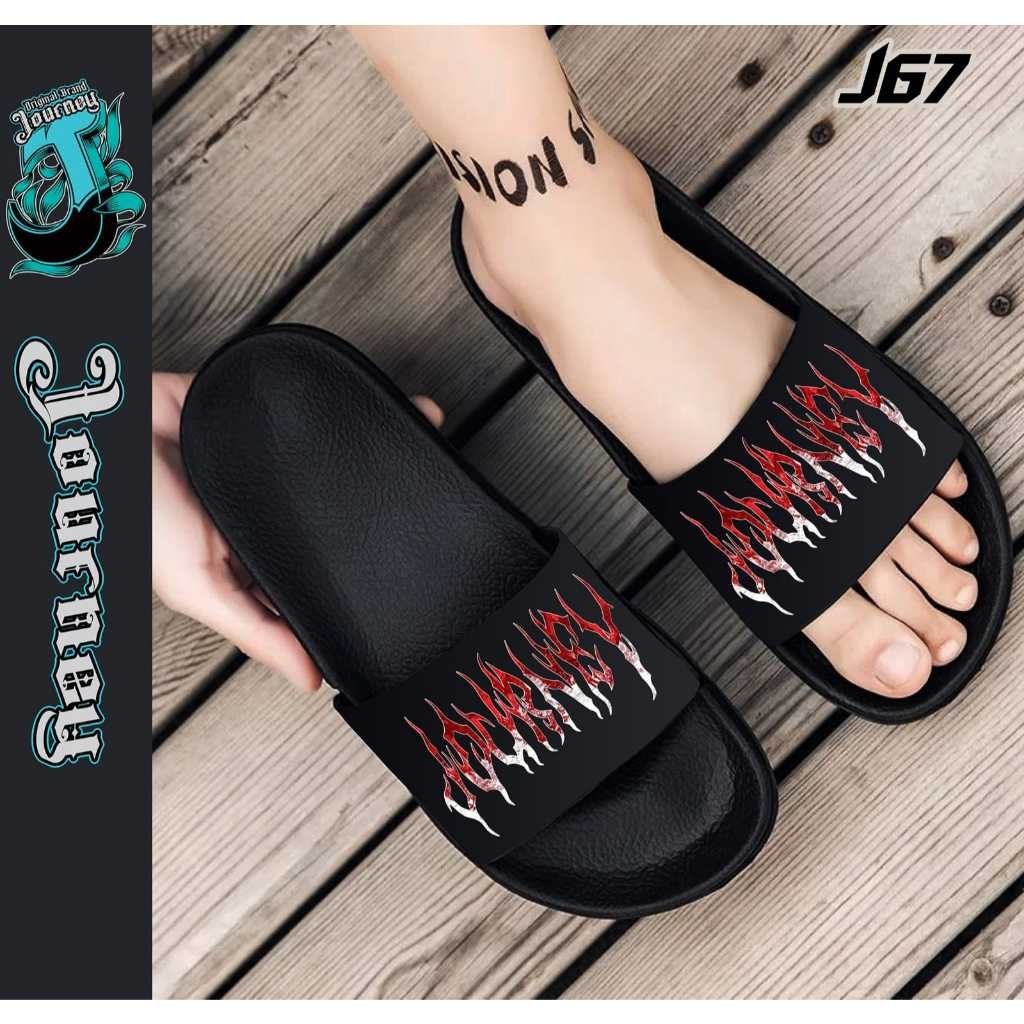 Multi Must Sandal Lelaki Distro Uniseks Slip Dewasa Quality Have - Image 3