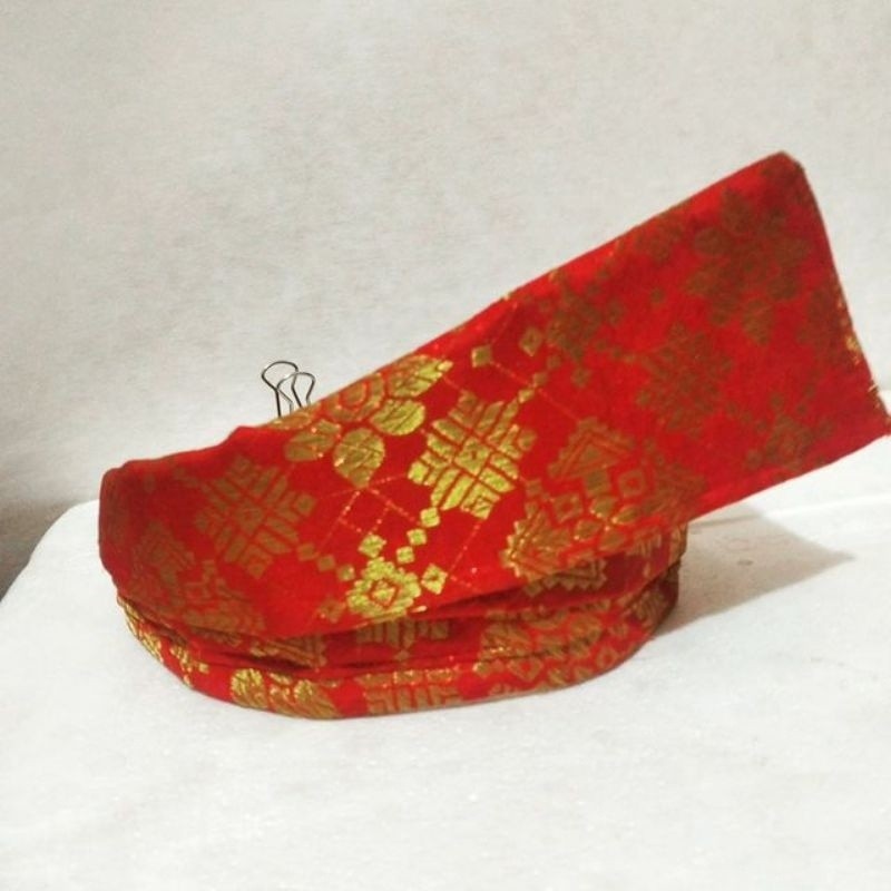 Essential Versatile Tanjak Melayu premium full songket - Image 2