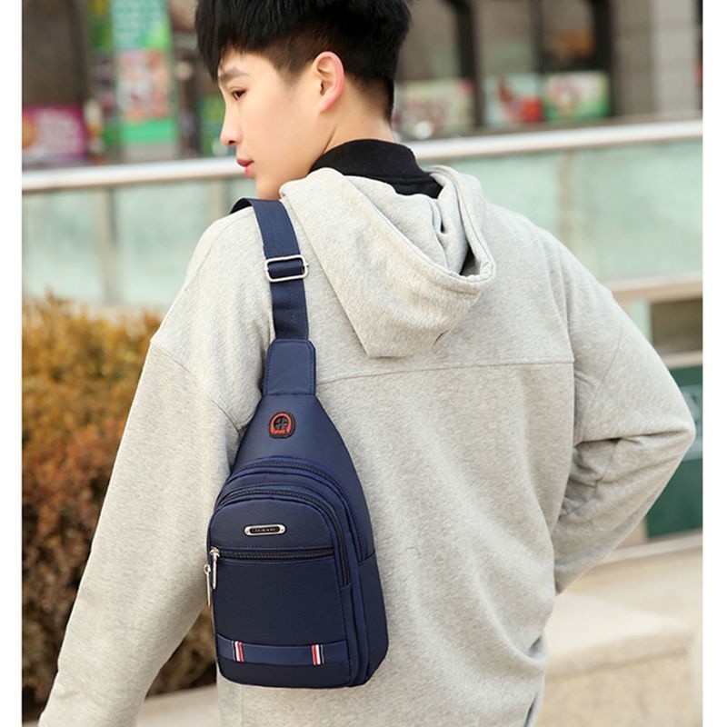 Premium Versatile Stok Sedia Beg Dada Kalis Air dan Tahan Haus 2022 Bahu Lelaki Messenger Sukan Kecil 3 Warna Pilihan...