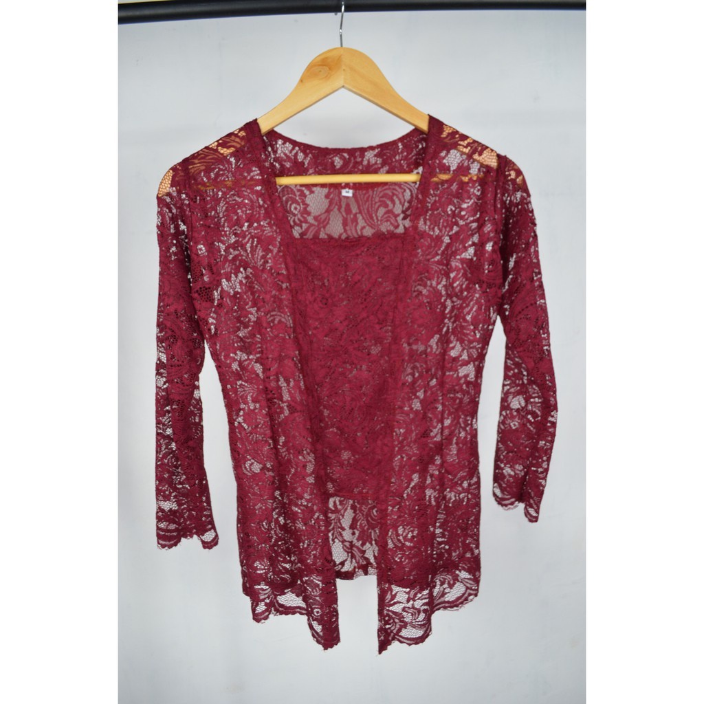 Reliable Quality Kebaya JUMBO Modern Brukat Bali Atasan Kutu Baru Murah Grosir Multi - Image 5