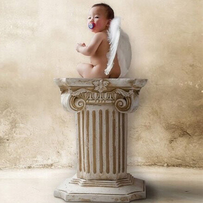 Premium Durable Cosplay Halloween Angel Feather Wing Costume Dress Up Apparel Adult Children - Image 2