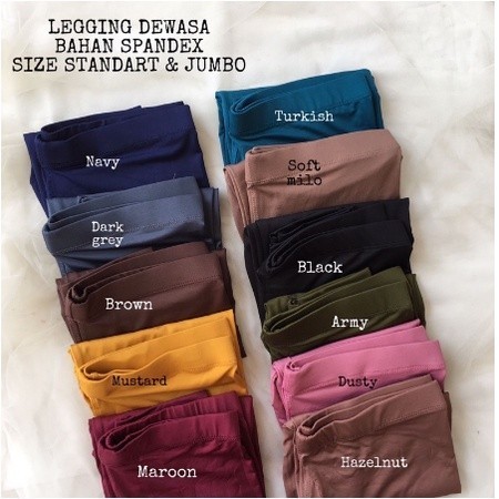 Essential Reliable Super JUMBO Long Leggings PREMIUM Spandex Material Size XXL XXXL Polos BB 80KG 120kg Quality - Image 3