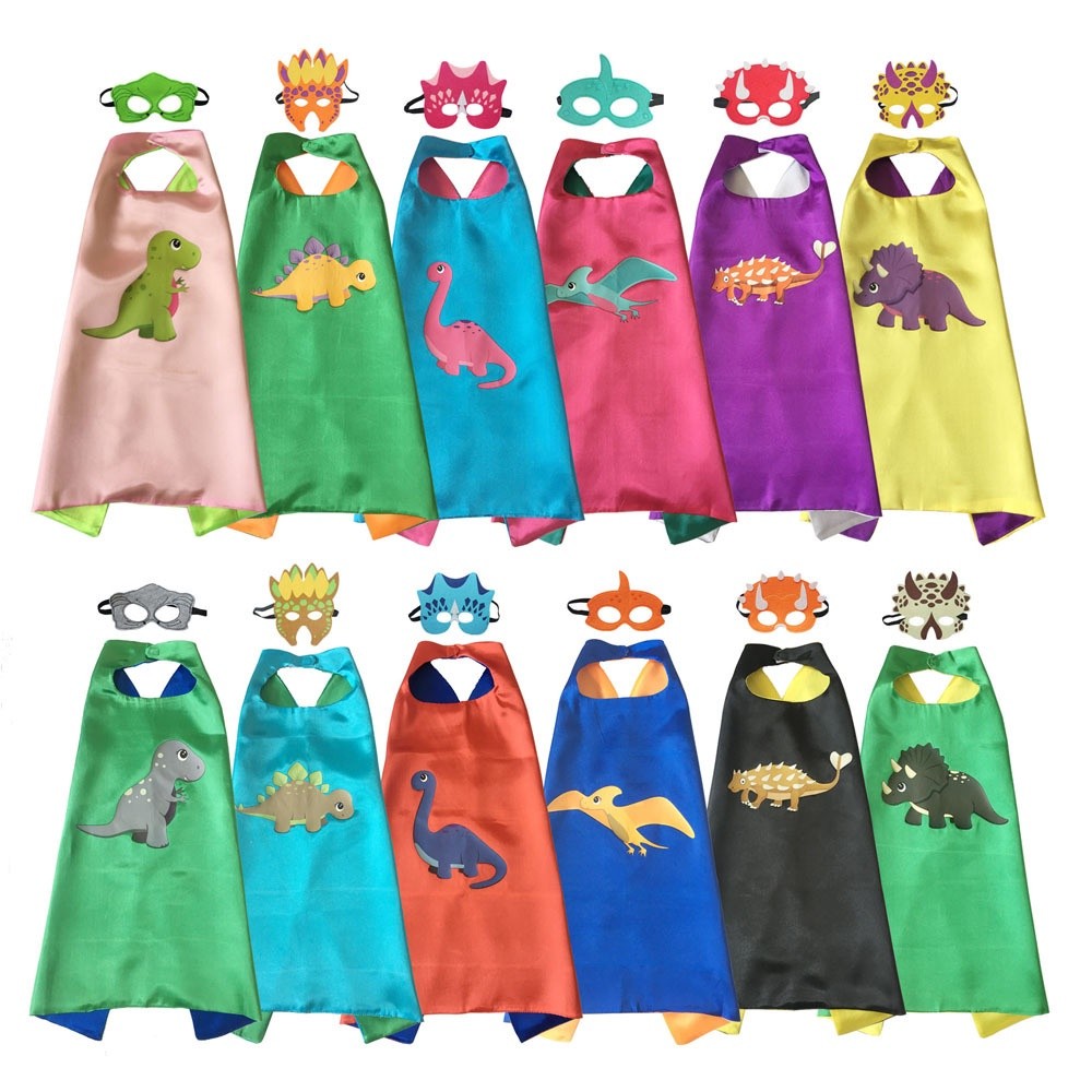 Have Quality Children Dinosaur Cloak Men Women Halloween Hero Day Show Props Birthday Party Dress Up - Image 5