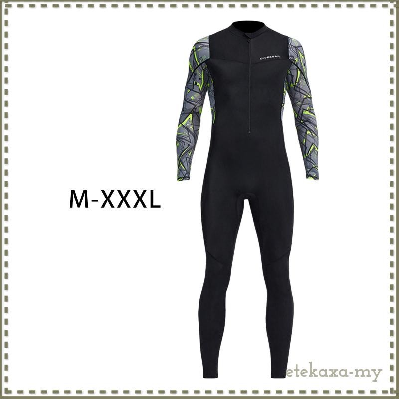 Versatile Purpose Super Stretch Neoprene Wetsuit Front Zip Full Body Diving Suit One Piece Men-Snorkeling Scuba Multi - Image 3