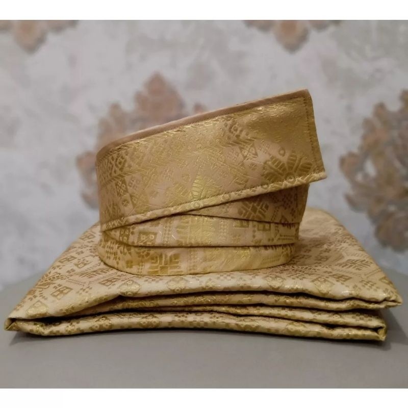 Must Purpose (Child) Tanjak SET & SONGKET Sarong Children Aged 1-10 Years (Not Including BROS) Write Message - Image 2