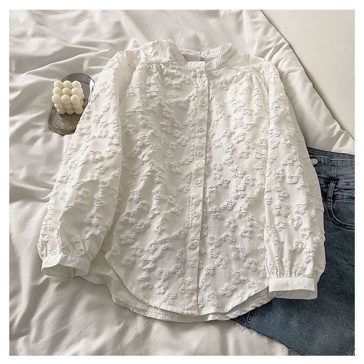 Quality Purpose Korean Style Women Ladies Loose Long Sleeve Shirt Blouse Baju Wanita Lengan Panjang New Ready Stock V... - Image 2