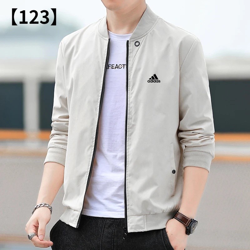 Versatile Essential Bomber jacket men motorcycle Stand collar hitam jaket Lelaki Casual Windproof clothing Tops Sales... - Image 4