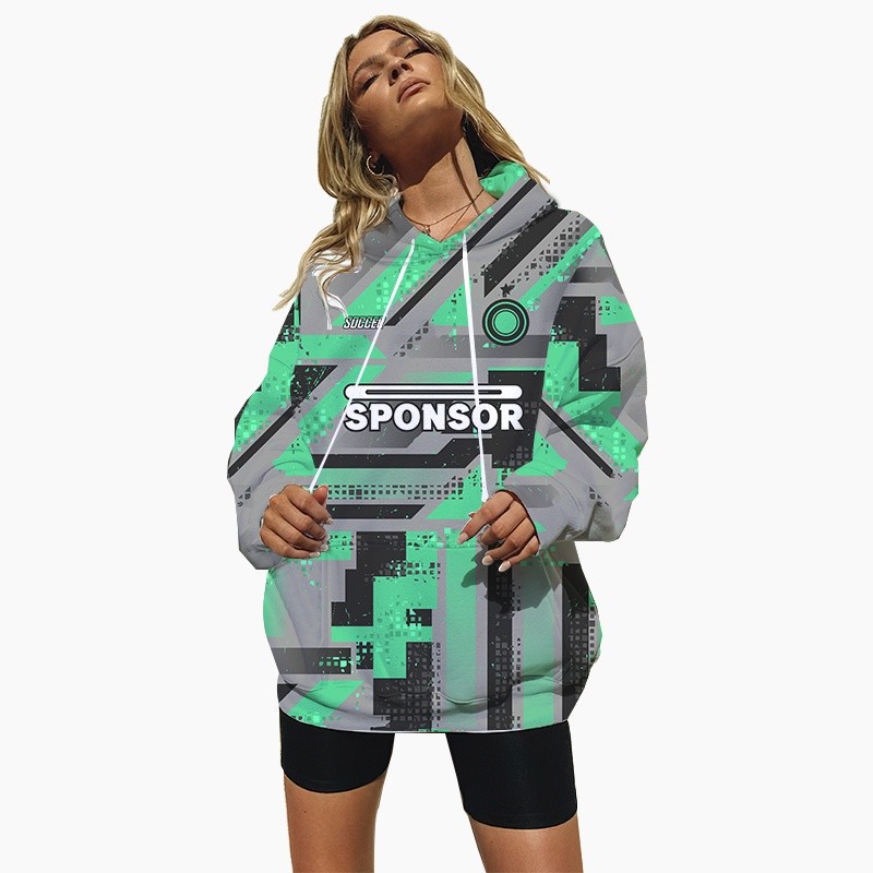 Have Quality Jersey 3D Digital Printed Hoodie Fashion Autumn Winter Hooded Sweatshirt Foreign Trade Cross-Border Supp... - Image 2