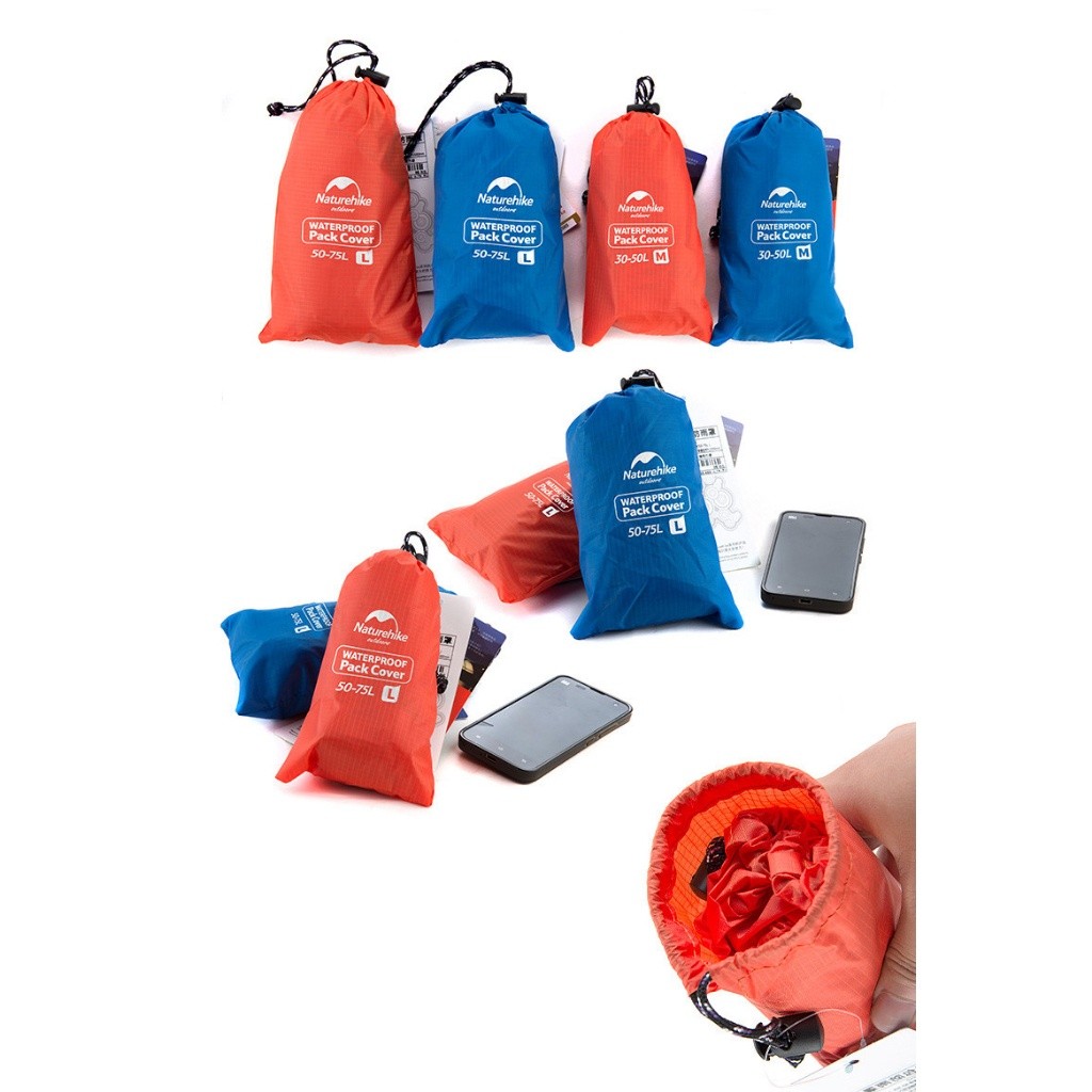 Travel Outdoor NatureHike Bag Cover 20~75L Waterproof Rain Backpack Camping Hiking Cycling School Luggage Bags Dust A... - Image 5