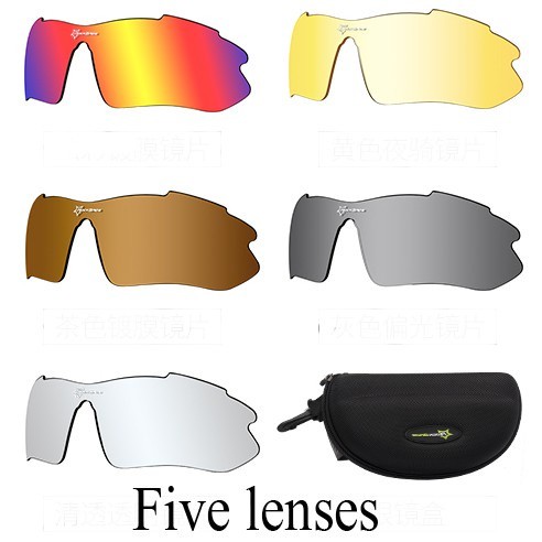 Reliable Durable 【MY Delivery】ROCKBROS Bicycle Glasses 5 1Eyewear Sunglasses - Image 2