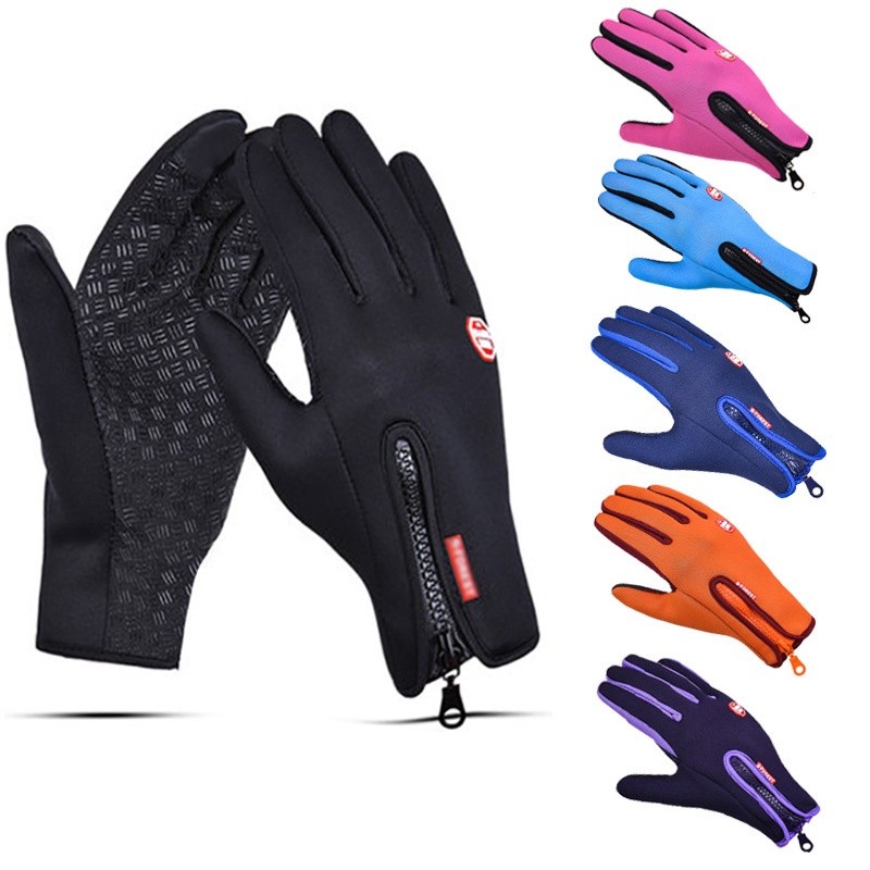Premium Essential Outdoor Waterproof Gloves Touch Screen Sports Winter Fleece Ski Cycling - Image 5