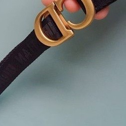 Must Durable Customer Real Shot ️ Gift belt Automatic pure copper letter buckle canvas women's dress Versatile Quality - Image 3