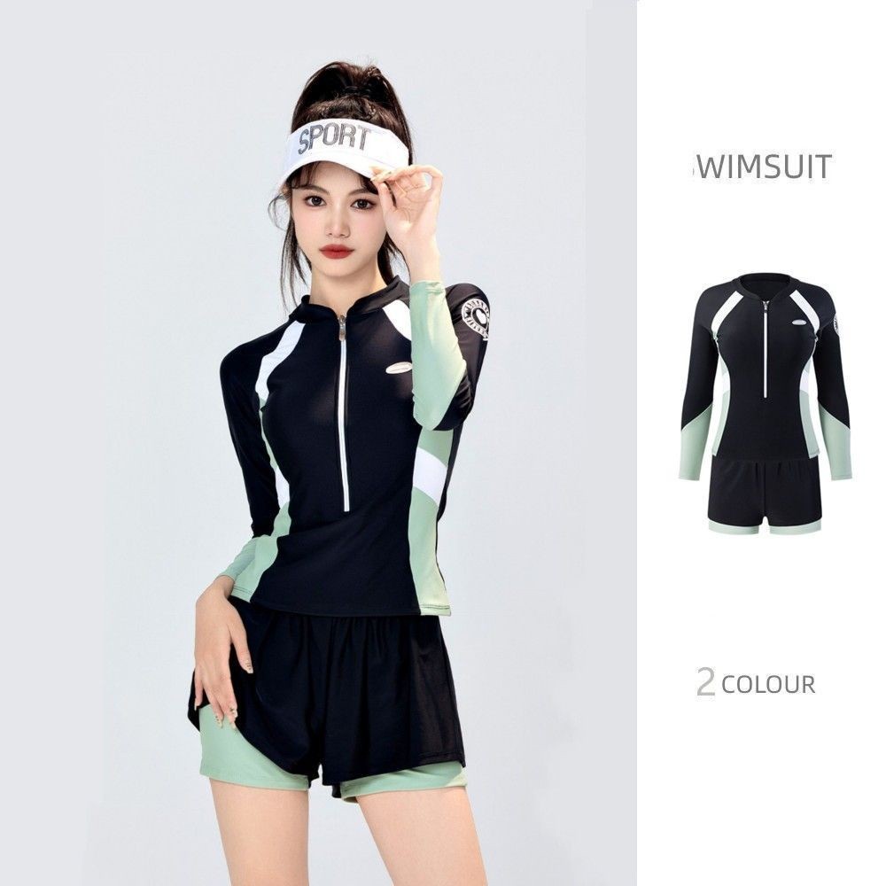 Must Quality 2023 New Swimsuit Women Swimming Pool Special Covering Belly Showing Slim Soaking Hot Springs Two-piece ... - Image 3