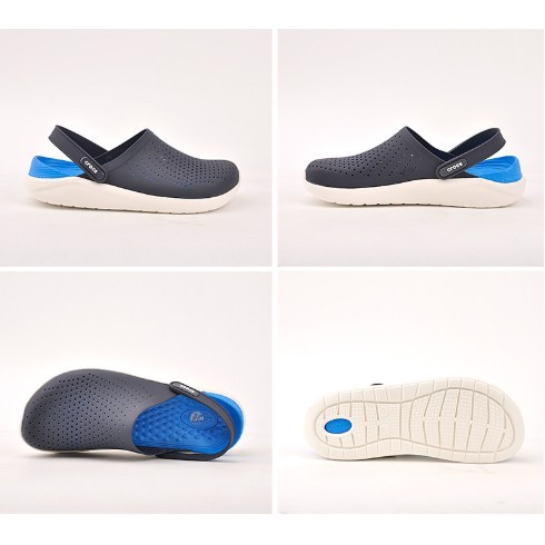 Sport Breathable （Ready Stock) Crocs ClogSpot Shoes Men's Women's Water Hole - Image 2