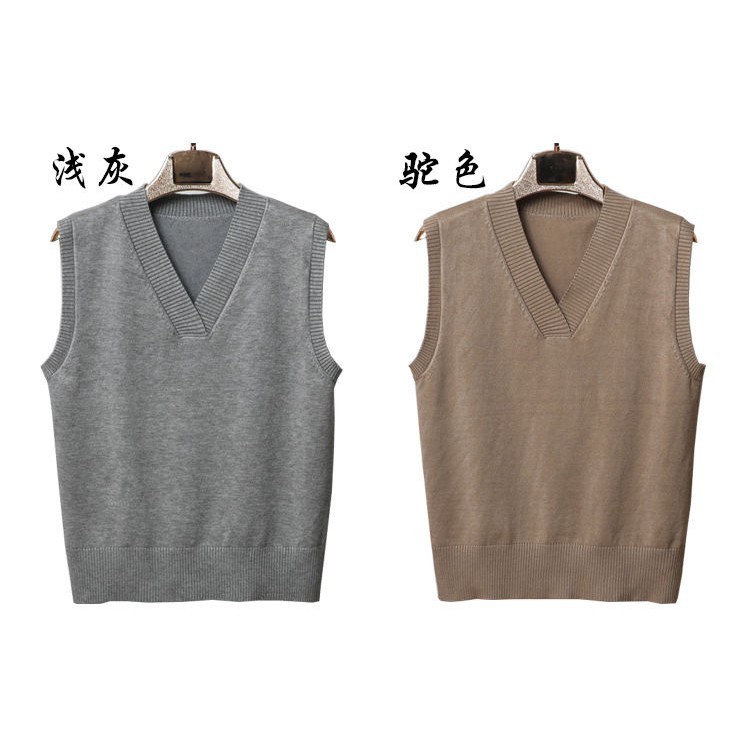 Essential Multi 40-90kg Wear Loose Plus Size 2XL 3XL 4XL Women Knitted V-neck Vest Oversized Sleeveless Knitwear Soft... - Image 2