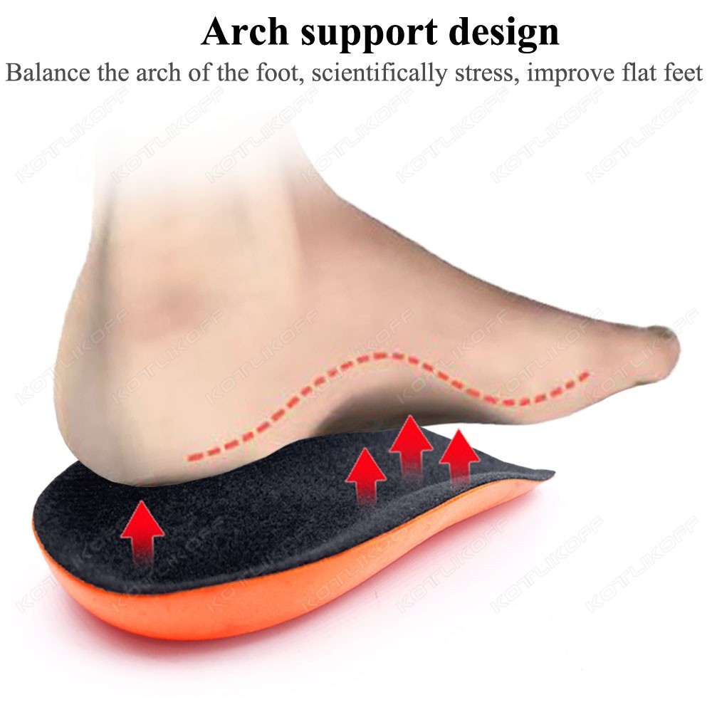 Premium Essential Orthopedic Half Insoles Plantar Fasciitis Pain Relief Heel Pad Sports Running Soft Elastic Shock Ab... - Image 5