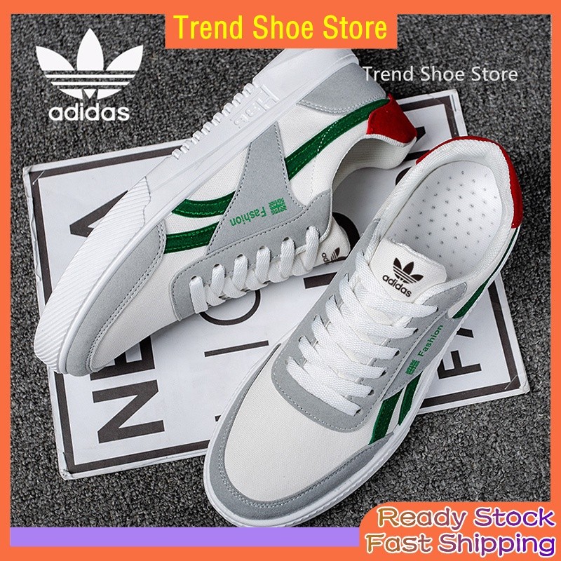Active Training Ready Stock New Vintage Canvas Shoes Kasut Sport Lelaki White Sneakers Men Super Light Casual Me - Image 3