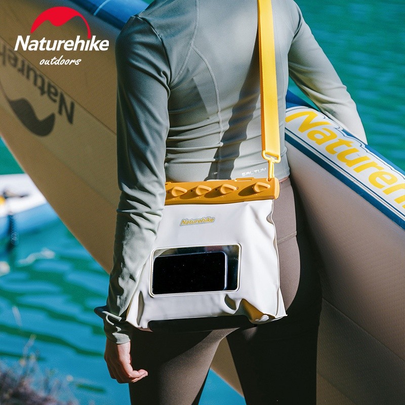 Portable Style Naturehike IPX8 Waterproof Crossbody Bag Transparent Outdoor Travel Swimming Mobile Phone Storage Larg... - Image 4