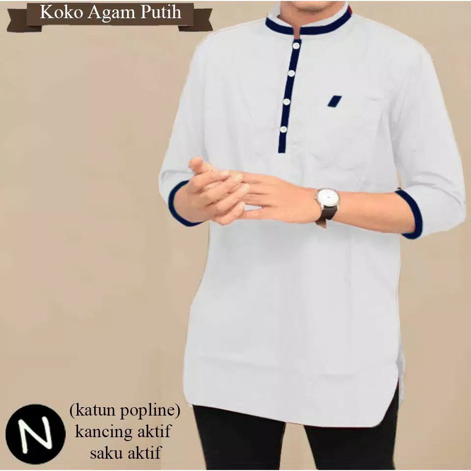 Purpose Premium 3/4 Sleeve Kurta Adult Men kurtha agam high quality - Image 4