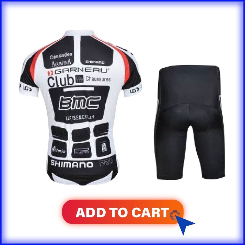 Reliable Must 【】BMC road bike cycling jersey Baju Team Basikal short sleeve Jersey/Pants Men Voucher - Image 4