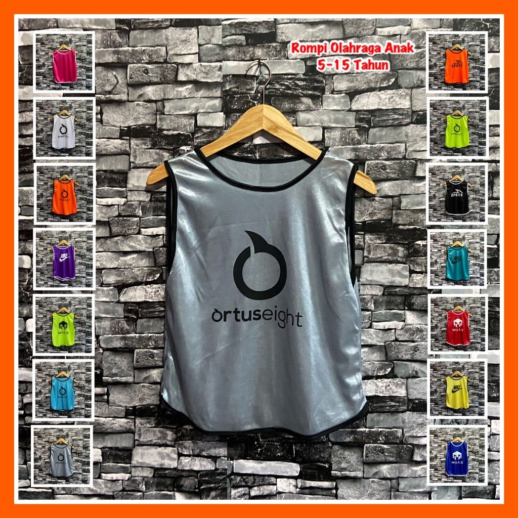 Durable Reliable 12pcs Children's Futsal Soccer Sports Vest Dozens Of Junior Multi - Image 3