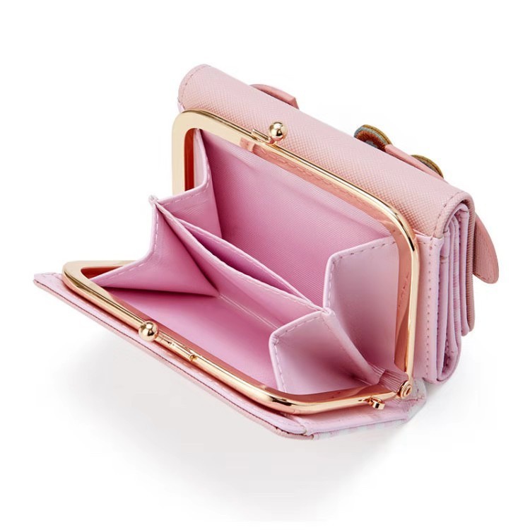 Fashion Trendy New Style Pu Ladies Casual Short Wallet Mld Purin Dog Cinnamoroll Shape Zipper Buckle Card - Image 5