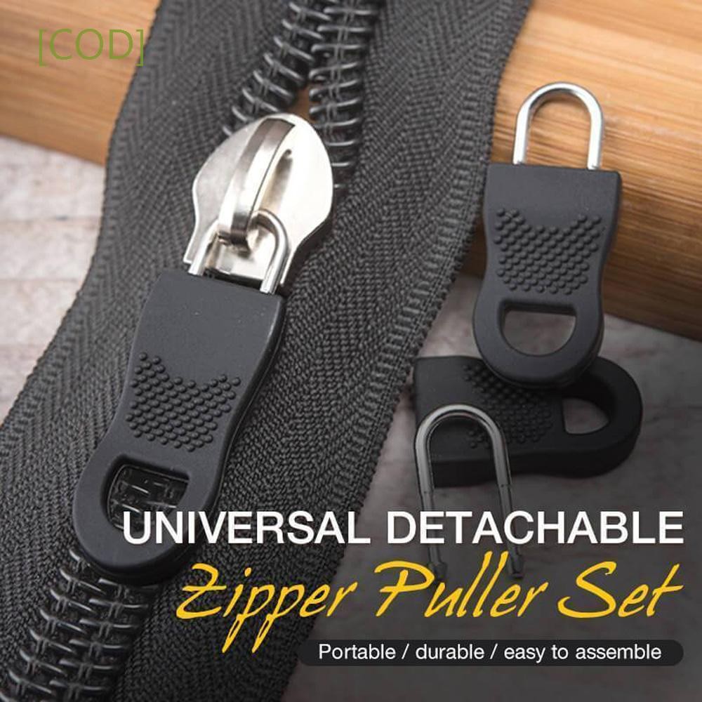 R Portable Universal Repair Kit Detachable Zipper Head Puller 8Pcs Pull Craft Travel Bag Suitcase Backpack Fixer - Image 2