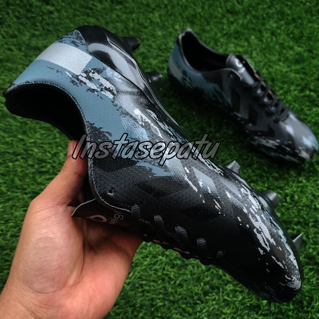 Gym Comfort Inferno black Gray blue Soccer Shoes Sport Breathable - Image 2