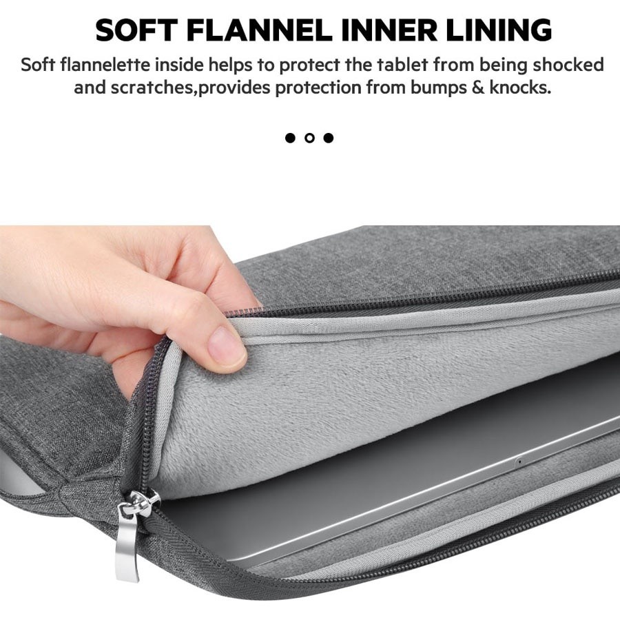 Accessory Daily Portable Waterproof Laptop Bag Case 13.3 13 11.6 12 14 15 15.6 inch Notebook Sleeve Handbag Course Tu... - Image 4