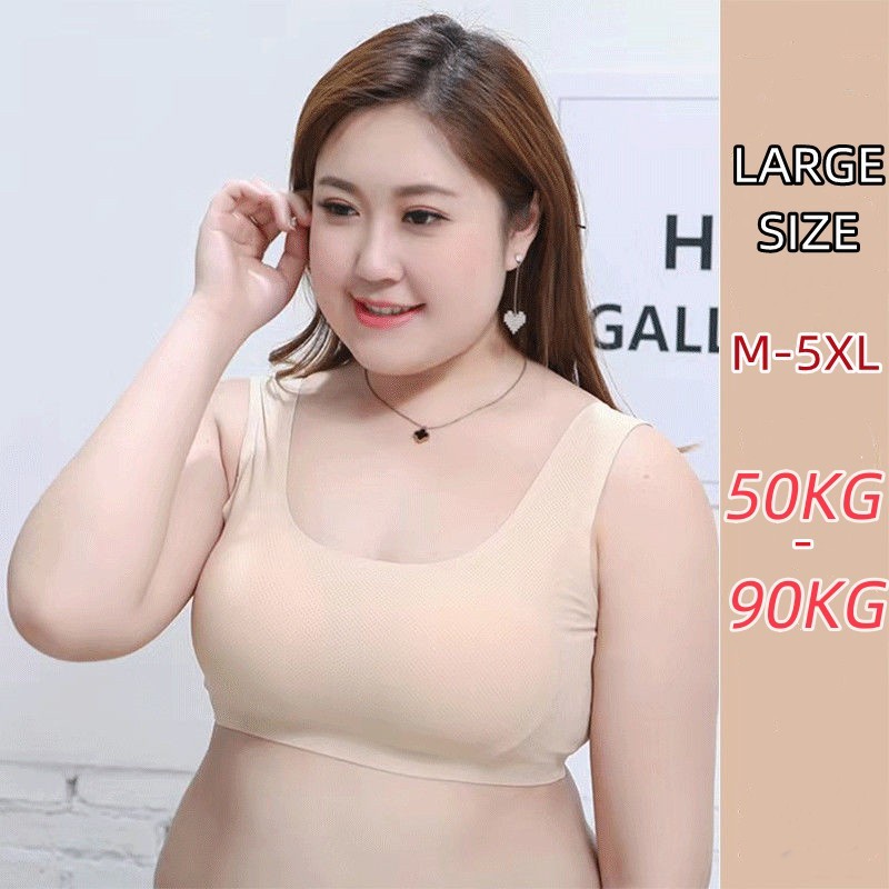 Have Purpose 【】 sports bra plus size 100kg thin section no steel ring gather anti-sagging D large - Image 5