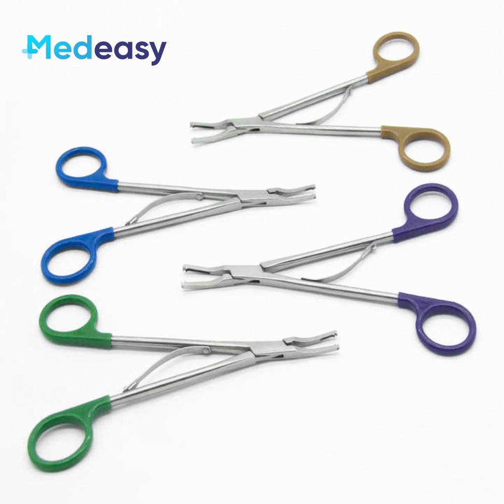 Medical Open Surgery Hemolok Clips Applier, Plastic Polymer Clip Applicator