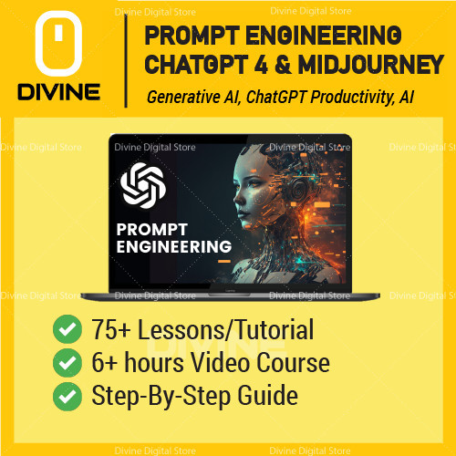 💎[Instant Delivery][Video Course] Prompt Engineering with ChatGPT 4 & Midjourney 2000+ prompts | ChatGpt Course ChatGpt