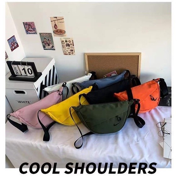 high quality Women sl bags waist bag canvas shoulder NK bag &women sl bags waist bag canvas small bag&Smooth material, c